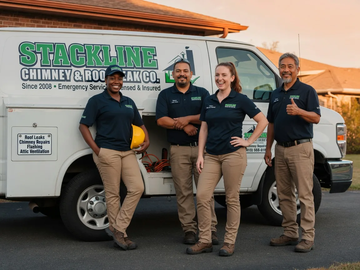 Chimney flashing repair company in Winterville, GA